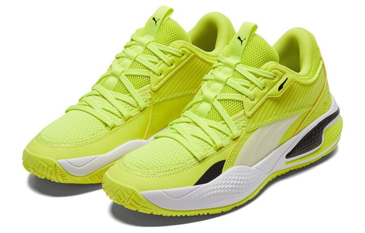 Lookbook Puma Court Rider I 'Yellow Glow' Kasut Sukan Lelaki Kuning Bersinar 195634-06