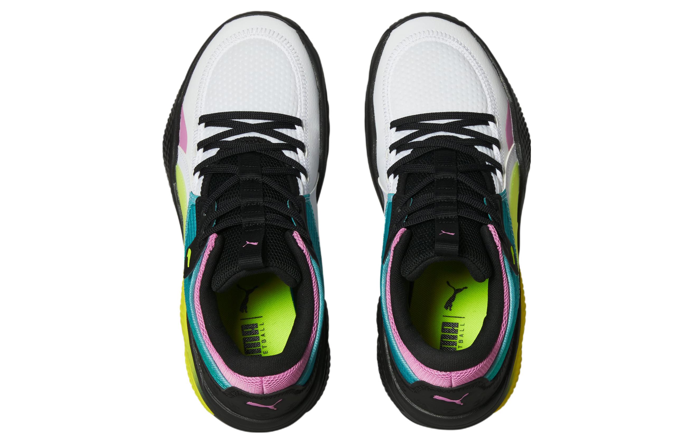 Lookbook プーマ コートライダー SWxP 白/黄 377420-01