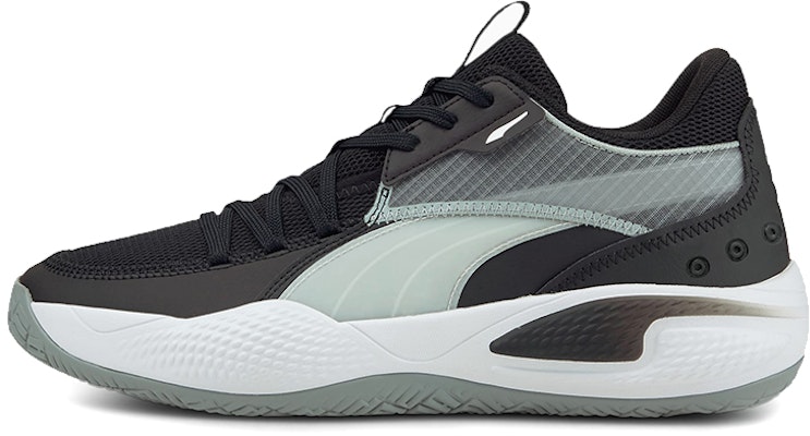 푸마 코트 라이더 팀 '블랙 화이트' 농구화 (Puma Court Rider Team 'Black White' basketball shoes) 195660-06 Buy 푸마 코트 라이더 팀 '블랙 화이트' 농구화 (Puma Court Rider Team 'Black White' basketball shoes) 195660-06