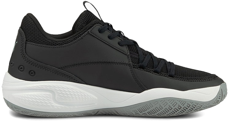 푸마 코트 라이더 팀 '블랙 화이트' 농구화 (Puma Court Rider Team 'Black White' basketball shoes) 195660-06 Order 푸마 코트 라이더 팀 '블랙 화이트' 농구화 (Puma Court Rider Team 'Black White' basketball shoes) 195660-06