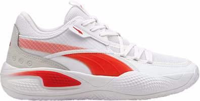 Puma Court Rider Team 'White High Risk Red' 195660-01 Puma Court Rider Team 'White High Risk Red' 195660-01