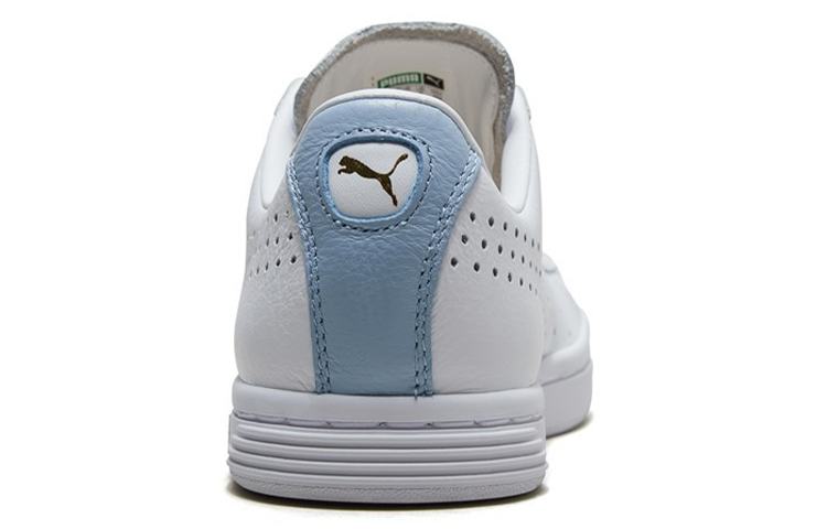 Shop Puma Court Star NM ''Blanc Crème Bleu'' 357883-15
