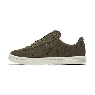 Puma Court Star Suede Interest Green/White Low Casual Board Shoes