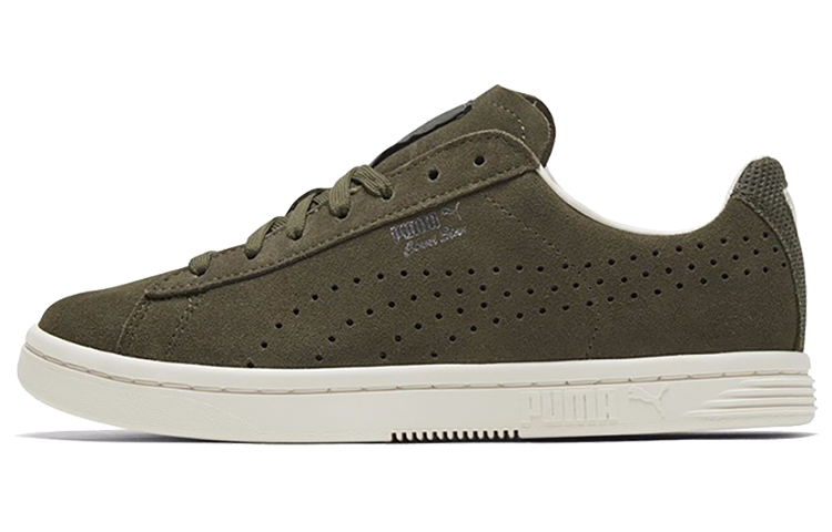 Puma Court Star Suede Interest Green/White Low Casual Board Shoes 366610-02