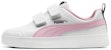Puma Courtflex v2 V Jr 'Putih Merah Jambu Wanita' 371543-15
