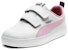 Puma Courtflex v2 V Jr 'Putih Merah Jambu Wanita' 371543-15