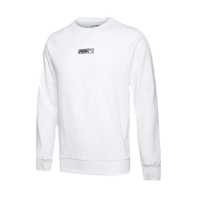Puma Crewneck Pullover Sweatshirt Unisex White 597358-02