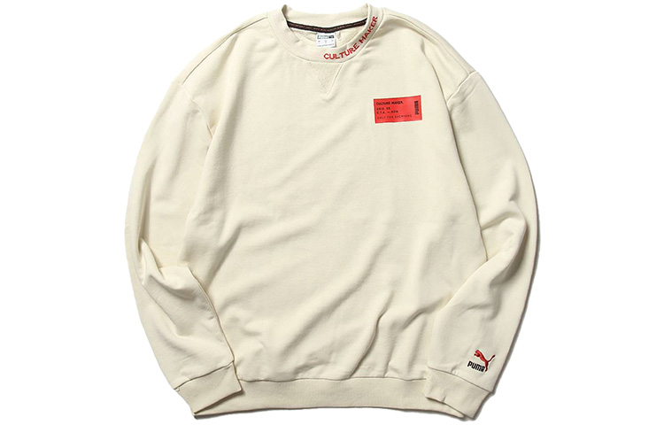 Order Puma Culture Maker 圓領套頭長袖上衣 - 米白色 597910-68