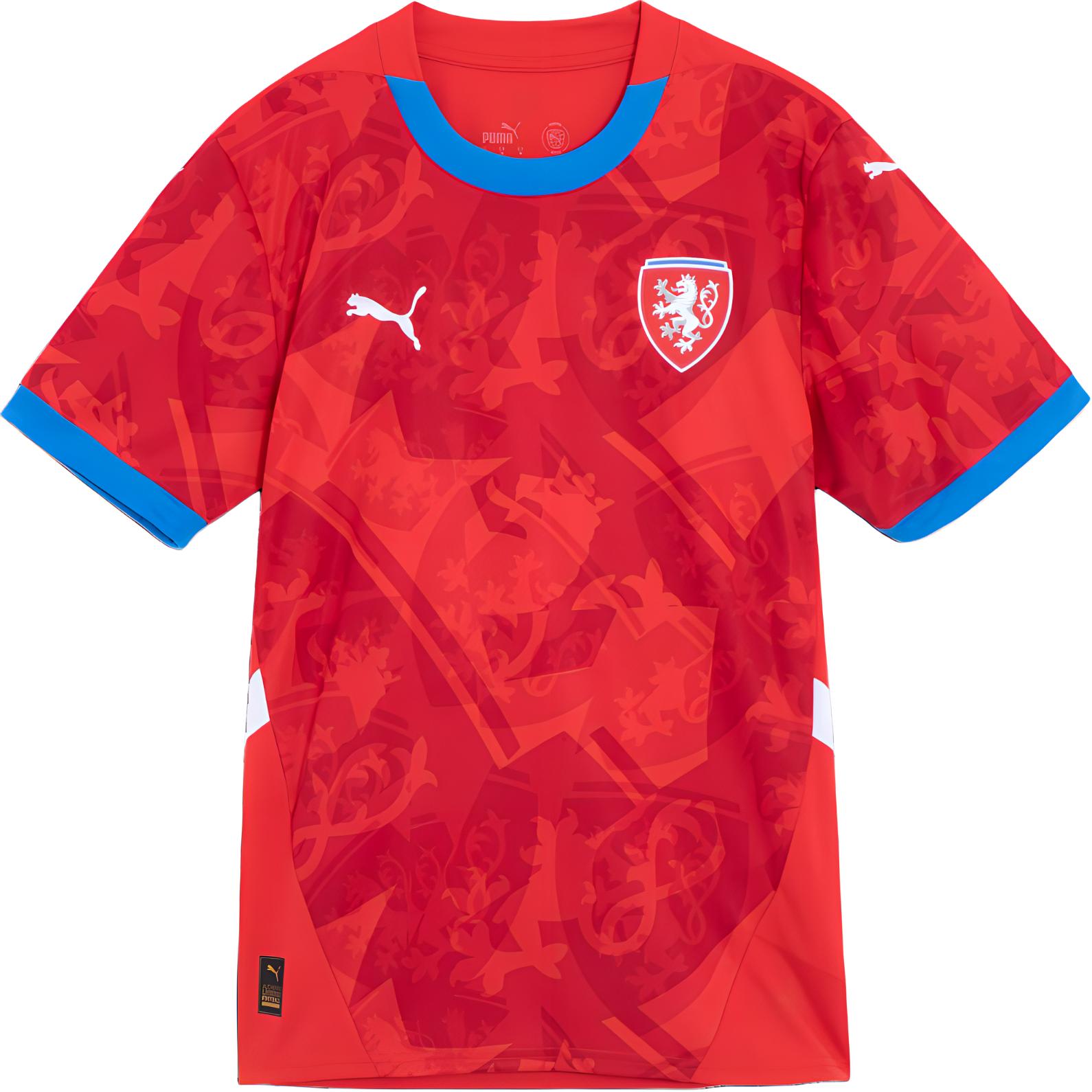Puma Czech Republic Home Fan Edition Jersey Red Soccer Shirt 774122-01