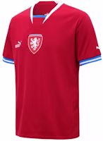 Puma Czech Republic Home Replica Soccer Jersey Red Short Sleeve Pullover 765865-01
