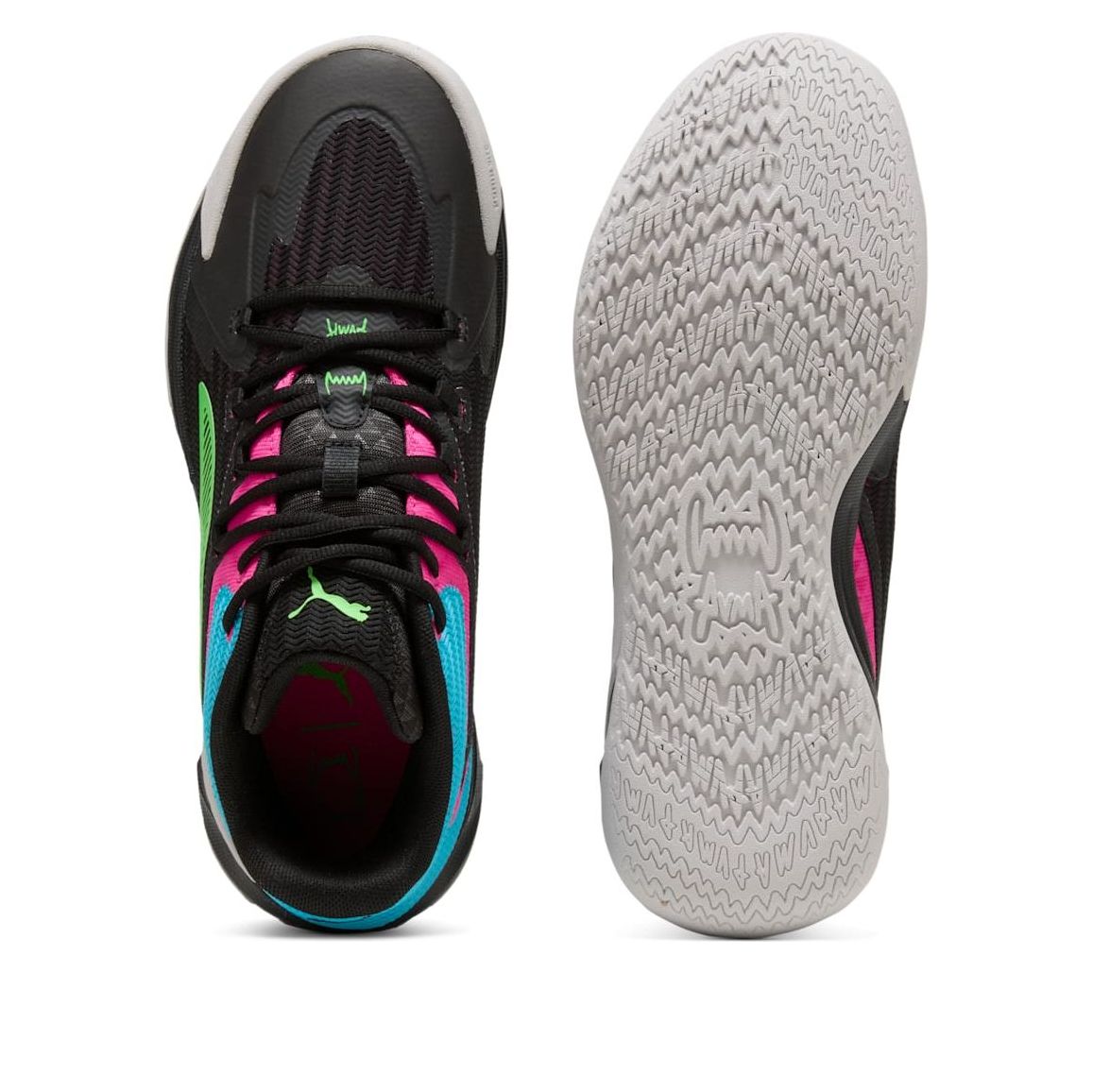 Shop Puma Dagger 黑色螢光粉 311353-01