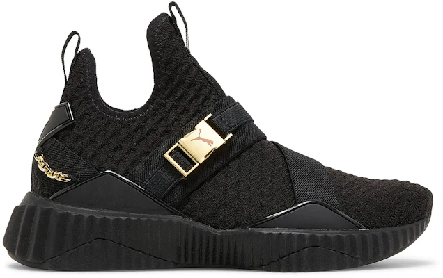 (Women) Puma Defy Mid 'Black Gold' 195027-02 Buy (Women) Puma Defy Mid 'Black Gold' 195027-02