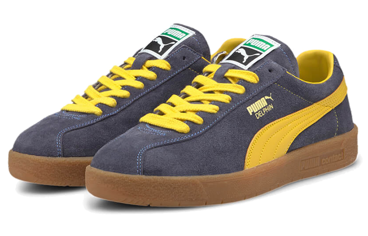 Shop Puma Delphin Og Kasut Kasual Biru/Putih/Coklat 374980-01