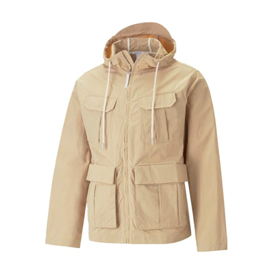 Puma Desert Yellow Multi-Pocket Outdoor Utility Jacket Unisex 537962-89