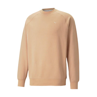 Puma Desert Yellow Unisex Pullover Knitted Sweatshirt 537965-89