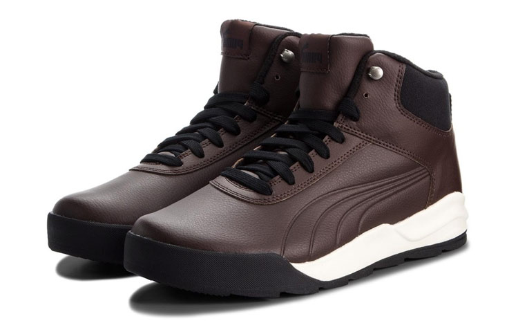 Lookbook Puma Desierto 棕色中筒休閒鞋