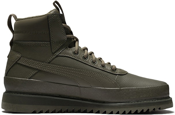 Puma Unisex Desierto v2 WTR Rubber High-Top Sneakers Green 380754-02 Order Puma Unisex Desierto v2 WTR Rubber High-Top Sneakers Green 380754-02