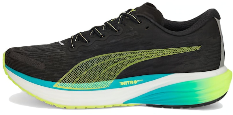 Puma Deviate Nitro 2 'Black Deep Aqua Lime' 376807-08 Buy Puma Deviate Nitro 2 'Black Deep Aqua Lime' 376807-08