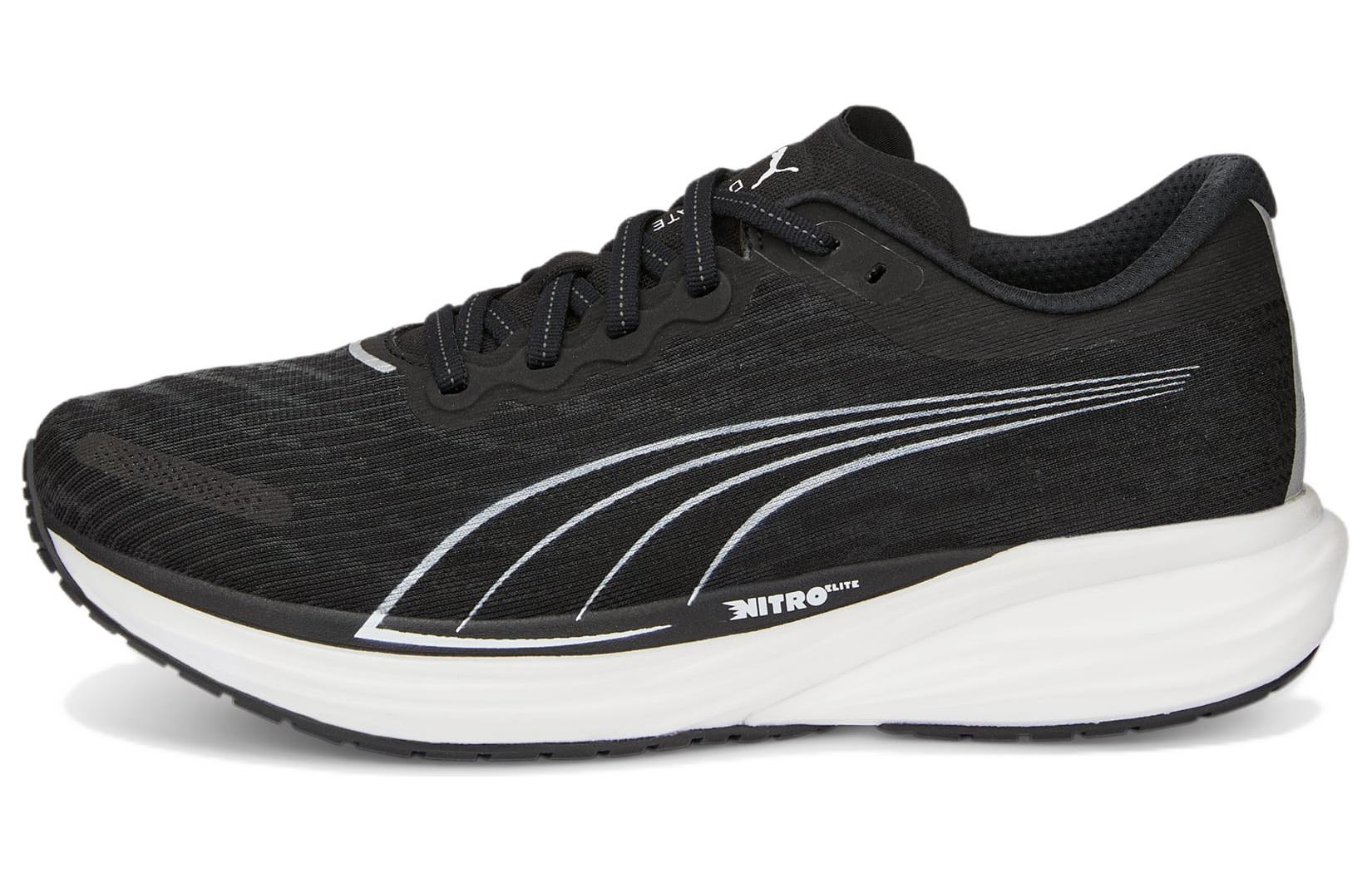 Puma Deviate Nitro 2 Wide 'Black White' 377484-01