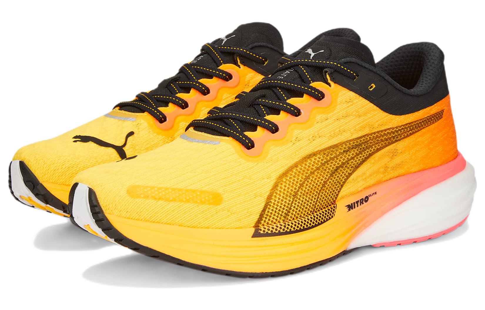 Lookbook Puma Deviate Nitro 2 Wide ''Sun Stream Sunset Glow'' Herrenschuhe 377484-02