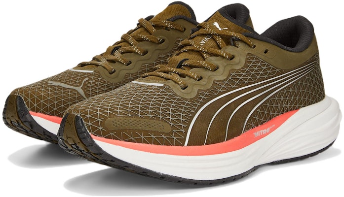 Puma Deviate Nitro 2 Winterised 'Deep Olive-Salmon' 376856-02 Lookbook Puma Deviate Nitro 2 Winterised 'Deep Olive-Salmon' 376856-02