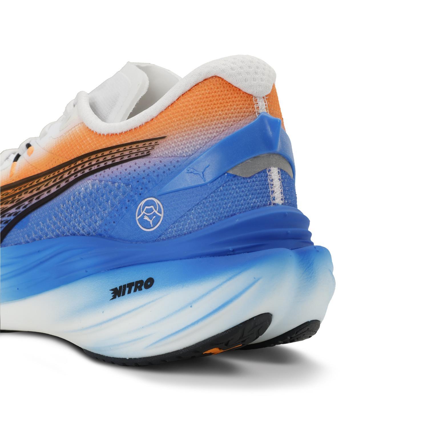 Shop Puma Deviate Nitro 3 Ekiden Putih/Heat Fire 01WH/HEAT FIRE 313422-01
