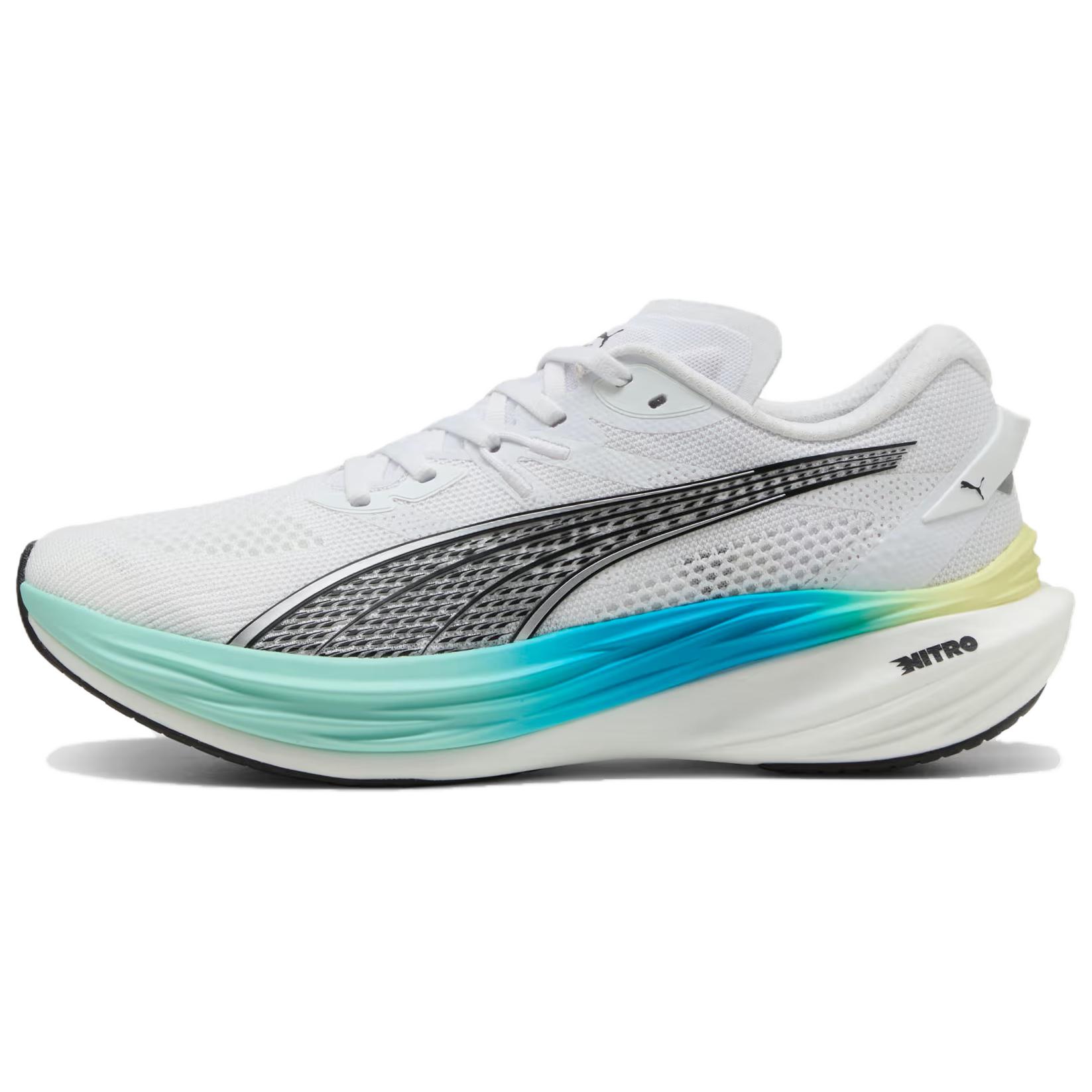 Puma Deviate Nitro 3 White Low-Top Running Shoes Comfortable & Stylish. 309707-29