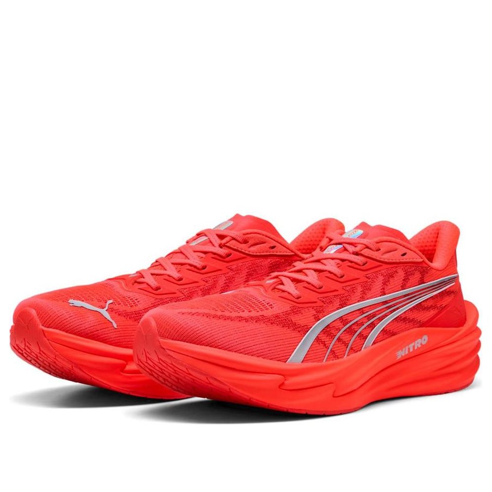 Lookbook Puma Deviate Nitro 4 ''Ultra Red Silver'' Merah Perak 312123-19