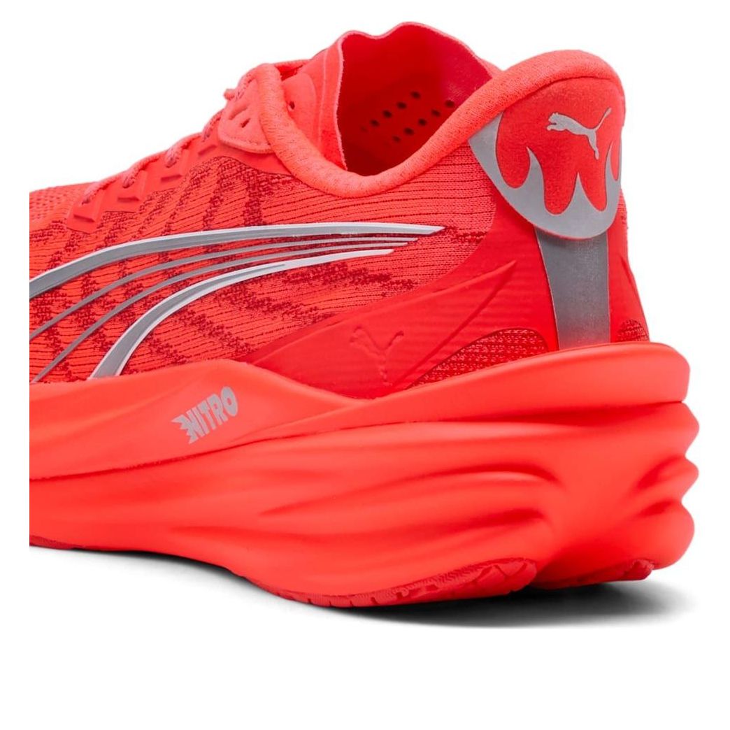 Shop Puma Deviate Nitro 4 ''Ultra Red Silver'' Merah Perak 312123-19