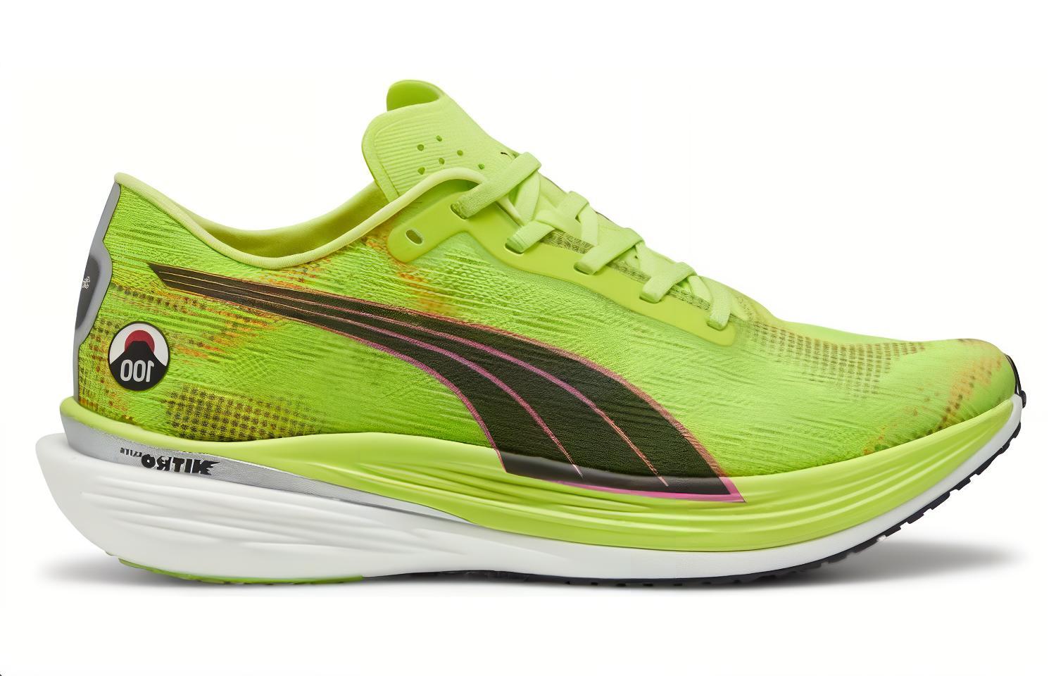 Order プーマ デヴィエイト ニトロ エリート2 駅伝 ネオングリーン 380097-01