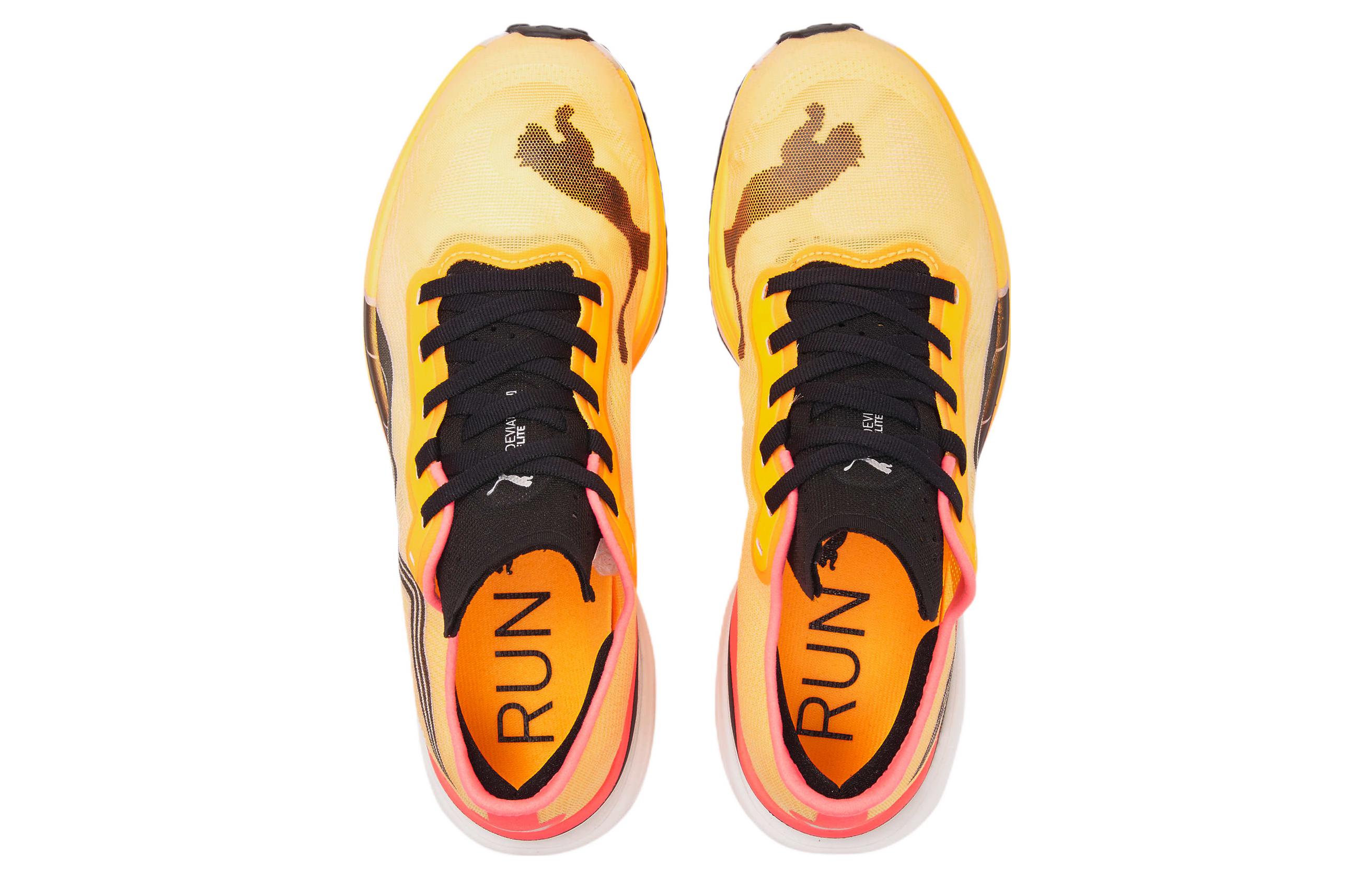 Lookbook 彪马Deviate Nitro Elite 2 Fireglow橙粉黑色款式 378943-01