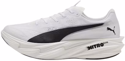 Puma Deviate Nitro Elite 4 2E Running Shoes White/Black Breathable & Cushioned. 312127-05 Puma Deviate Nitro Elite 4 2E Running Shoes White/Black Breathable & Cushioned. 312127-05