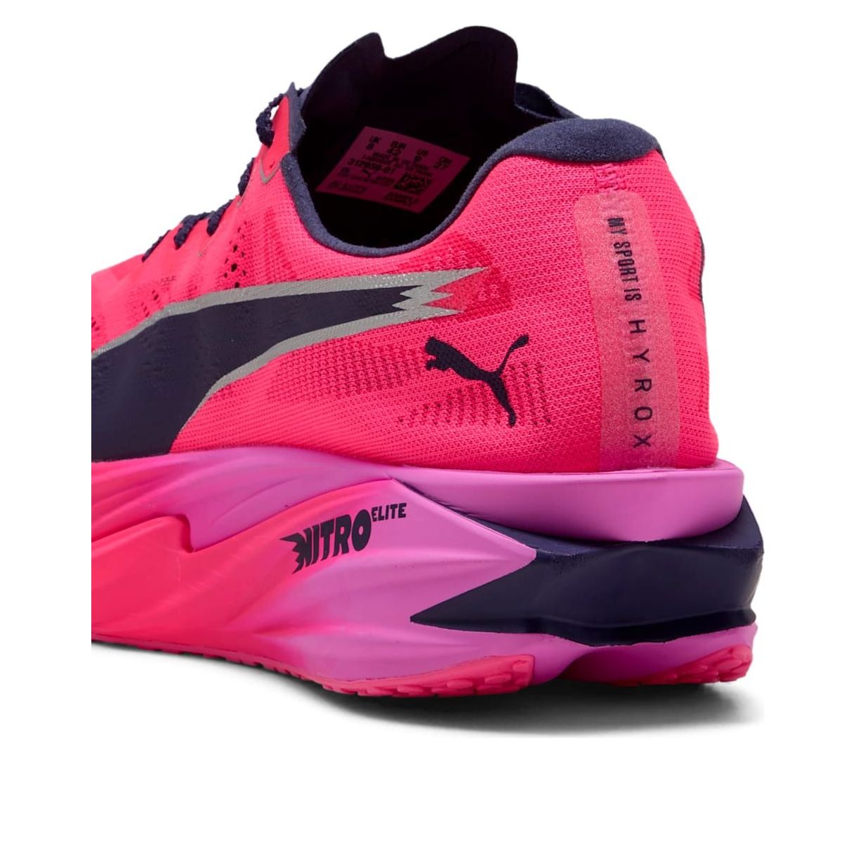 Shop Puma Deviate Nitro Elite 4 HYROX 粉紅跑鞋 312959-01
