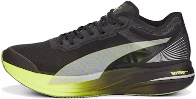 Puma Deviate NITRO Elite Carbon 'Lightweight Breathable Low-Top Running Black Green' 377090-01 Puma Deviate NITRO Elite Carbon 'Lightweight Breathable Low-Top Running Black Green' 377090-01
