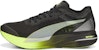 Puma Deviate NITRO Elite Carbon 'Ringan Bernafas Low-Top Larian Hitam Hijau' 377090-01