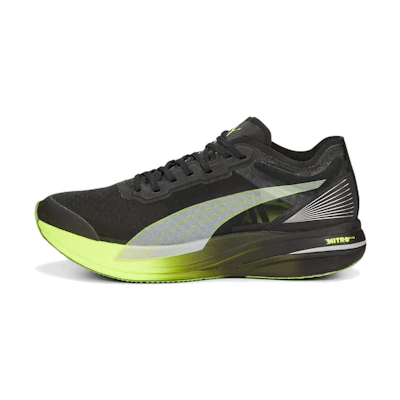 Puma Deviate NITRO Elite Carbon 'Lightweight Breathable Low-Top Running Black Green'