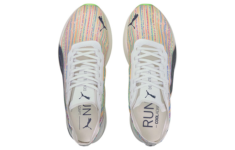 Lookbook Puma Deviate Nitro Elite Racer SP ''Bianco Verde Acceso'' 195419-01