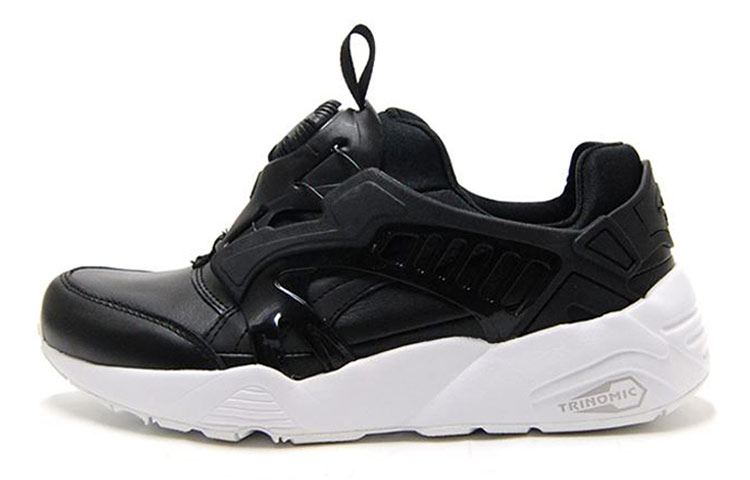 Puma Disc Blaze Leather Running Shoes Black/White 361979-01