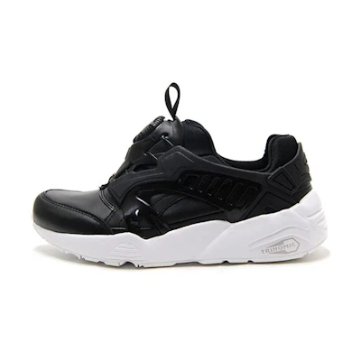 Puma Disc Blaze Leather Running Shoes Black/White