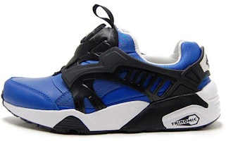 Puma Disc Blaze Leather Running Shoes Blue/White 361979-03 Puma Disc Blaze Leather Running Shoes Blue/White 361979-03