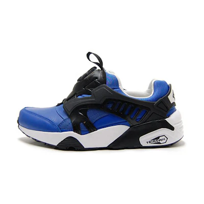Puma Disc Blaze Leather Running Shoes Blue/White