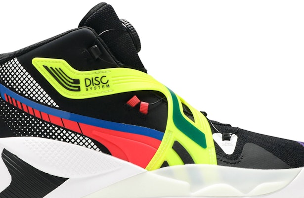 Puma Disc Rebirth 'Black Yellow Alert' 194812-02 Order Puma Disc Rebirth 'Black Yellow Alert' 194812-02