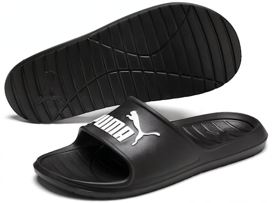 Puma Divecat v2 Slide 'Black White' 369400-01 Purchase Puma Divecat v2 Slide 'Black White' 369400-01