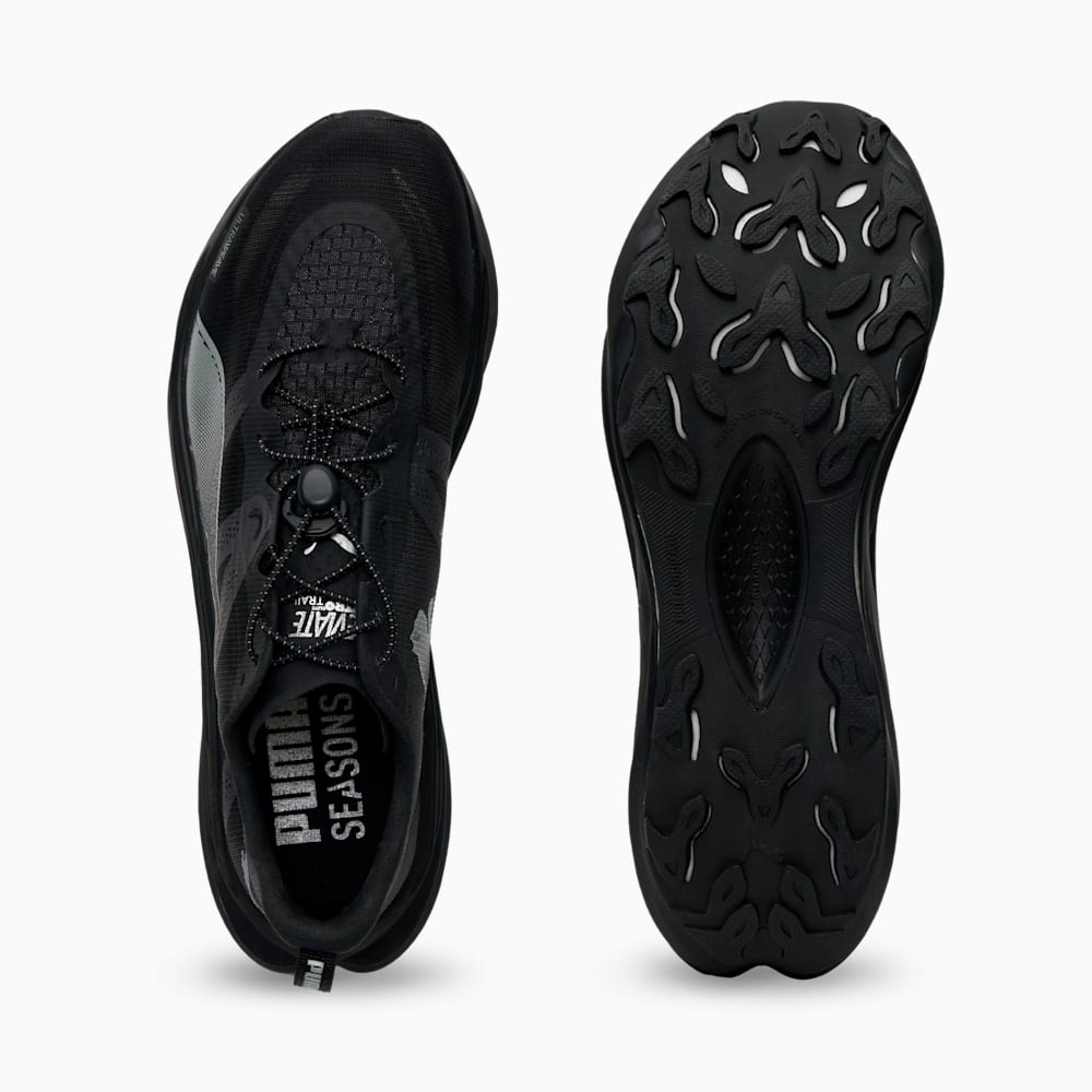 Shop プーマ ダイバージ ニトロ エリート トレイル LS ブラック/シルバー/サンストリーム 313532-02