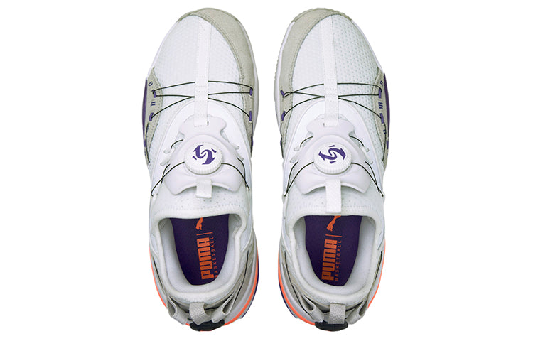 Lookbook プーマ ダブルディスク "ホワイト/ウルトラバイオレット" 194277-01