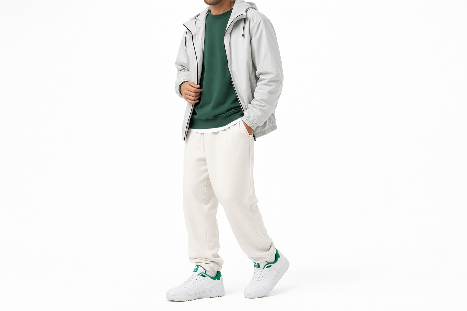 Order Puma Doublecourt ''Wit Archive Groen'' 393284-03