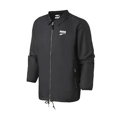 Puma Downtown Casual Sport Polo Jacket Black 578306-01