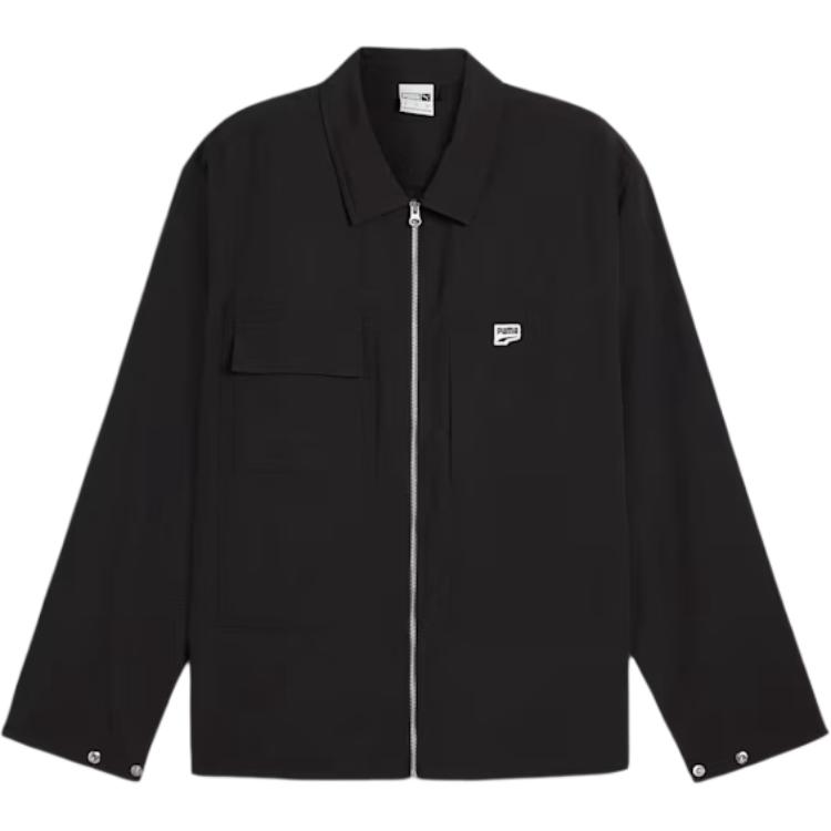 Puma Downtown Full-Zip Loose Fit Jacket Black 626752-01