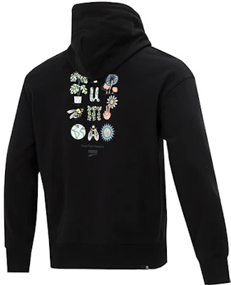 Puma Downtown Graphic 全拉鍊連帽黑外套-趣味Logo設計 535178-01 Order Puma Downtown Graphic 全拉鍊連帽黑外套-趣味Logo設計 535178-01