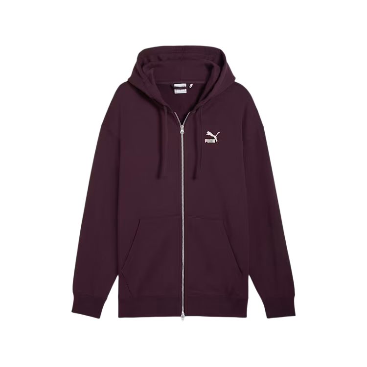 Puma Downtown Graphic SS24 Better Classics Zip Hoodie - Midnight Plum 624247-44